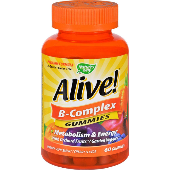 Natures Way B-complex - Alive - Gummies - 60 Count - Vita-Shoppe.com