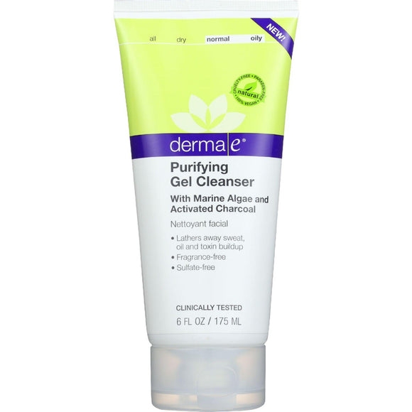 Derma E Gel Cleanser - Purifying - 6 Oz - 1 Each - Vita-Shoppe.com