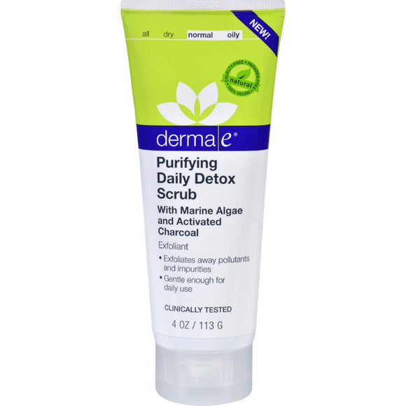 Derma E Scrub - Purifying Daily Detox - 4 Oz - Vita-Shoppe.com