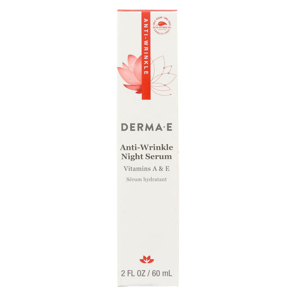 Derma E Anti - Wrinkle Vitamin A Night Serum - 2 Oz. - Vita-Shoppe.com