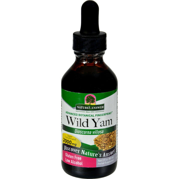 Nature's Answer Wild Yam Root - 2 Fl Oz - Vita-Shoppe.com