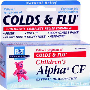 Boericke And Tafel Children's Alpha Cf - 100 Tablets - Vita-Shoppe.com