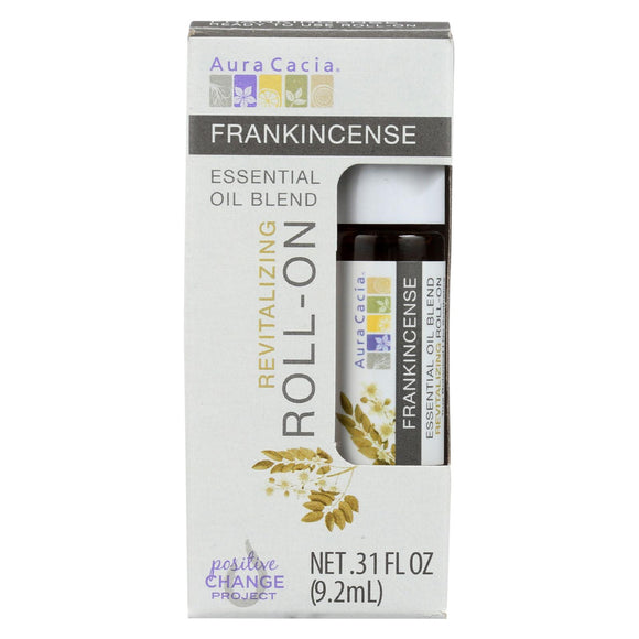Aura Cacia Frankincense - Roll On - Oil - Case Of 4 - .31 Fl Oz - Vita-Shoppe.com