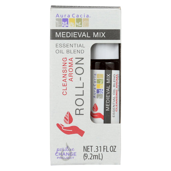 Aura Cacia Medieval - Roll On - Oil - Case Of 4 - .31 Fl Oz - Vita-Shoppe.com