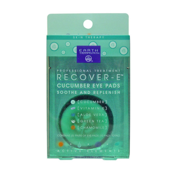 Earth Therapeutics Eye Pads - Cucumber - Recover E - Vita-Shoppe.com