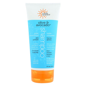 Earth Science Olive And Avocado Deep Conditioning Shampoo - 6 Fl Oz - Vita-Shoppe.com