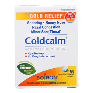 Boiron - Coldcalm Cold - 60 Tablets - Vita-Shoppe.com