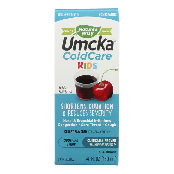Nature's Way - Umcka Children Coldcare Syrup Cherry - 4 Fl Oz - Vita-Shoppe.com