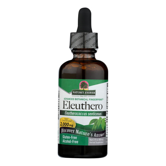 Nature's Answer - Eleuthero Root Alcohol Free - 2 Fl Oz - Vita-Shoppe.com