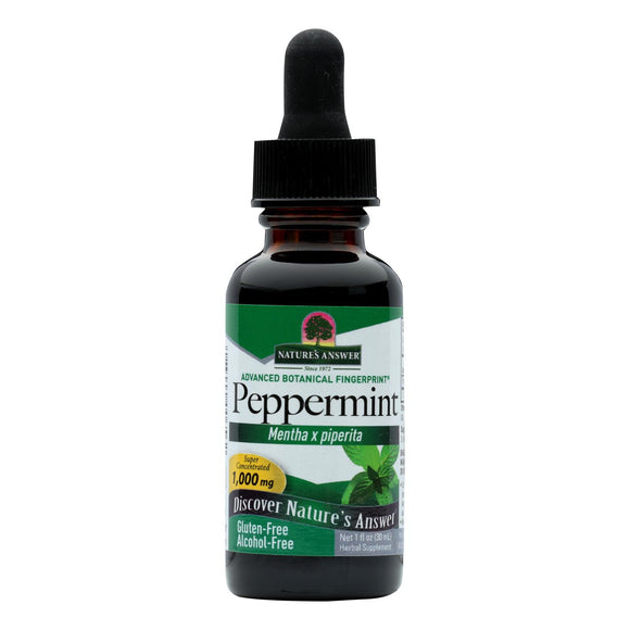 Nature's Answer - Peppermint Leaf Alcohol Free - 1 Fl Oz - Vita-Shoppe.com