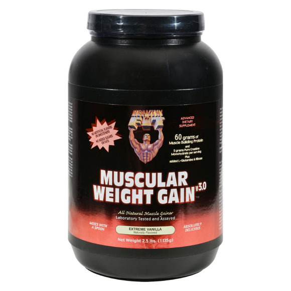 Healthy 'n Fit Muscular Weight Gain 2 - Vanilla - 2.5 Lb. - Vita-Shoppe.com