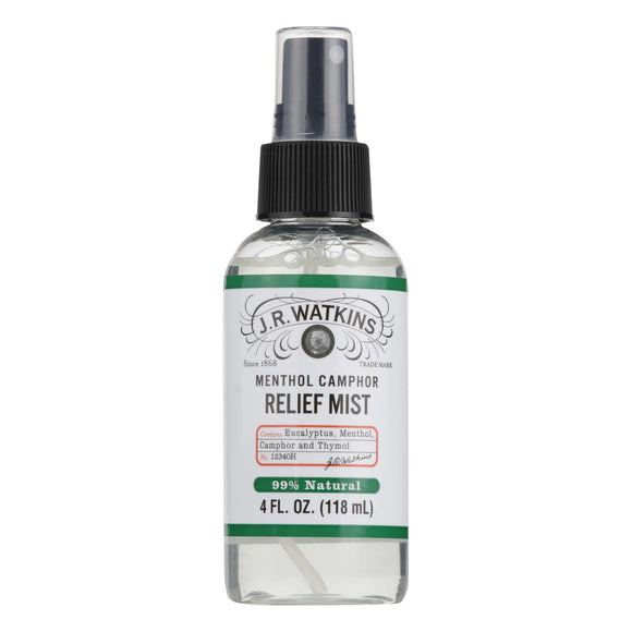 J.r. Watkins Menthol Camphor Relief Mist - 4 Oz - Vita-Shoppe.com
