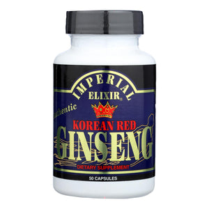 Imperial Elixir Ginseng Korean Red - 50 Caps - Vita-Shoppe.com