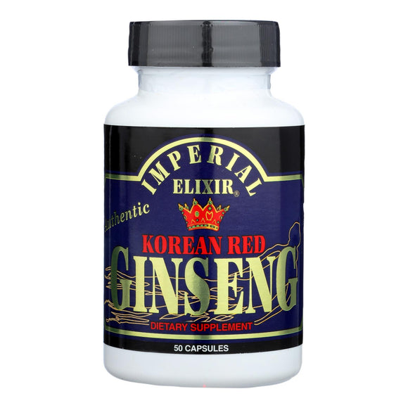 Imperial Elixir Ginseng Korean Red - 50 Caps - Vita-Shoppe.com