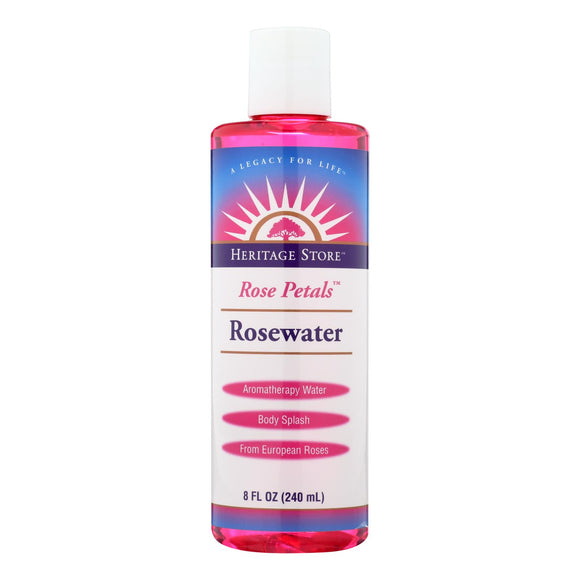 Heritage Products Rose Petals Rosewater - 8 Fl Oz - Vita-Shoppe.com