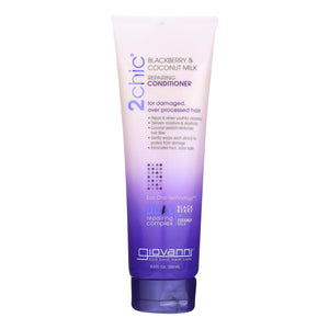Giovanni Hair Care Products Conditioner - 2chic - Ultra Repair - Blackberry And Coconut Milk - 8.5 Oz - Vita-Shoppe.com