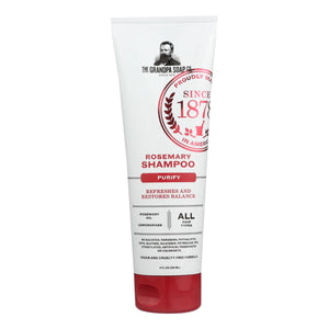 Grandpa Soap Shampoo - Rosemary - 8 Fl Oz - Vita-Shoppe.com