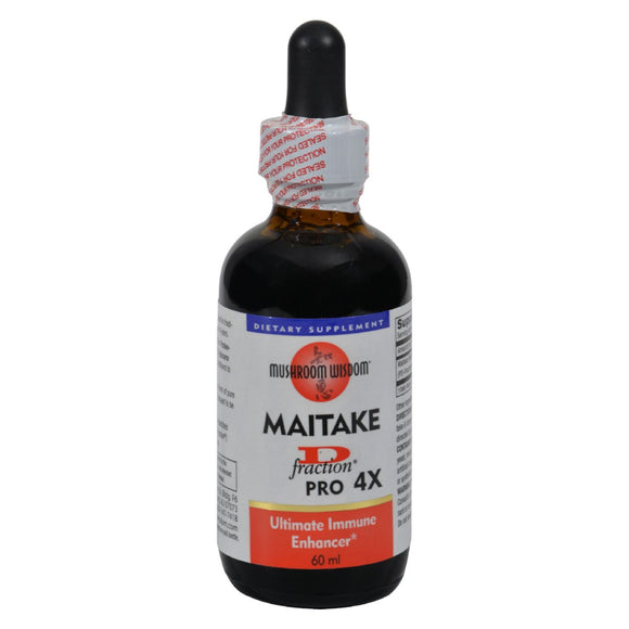 Mushroom Wisdom Maitake D-fraction Pro 4x - 60 Ml - Vita-Shoppe.com