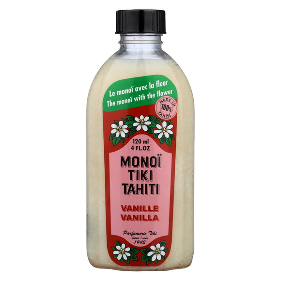 Monoi Tiare Tahiti Coconut Oil Vanilla - 4 Fl Oz - Vita-Shoppe.com
