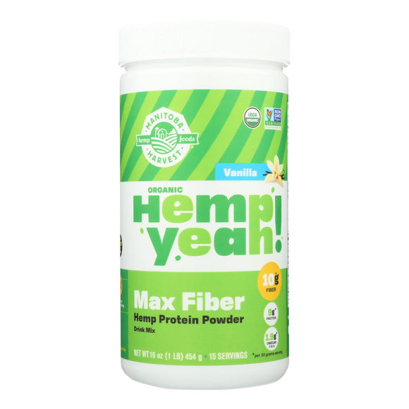 Manitoba Harvest Organic Hemp Protein Vanilla - 16 Oz - Vita-Shoppe.com