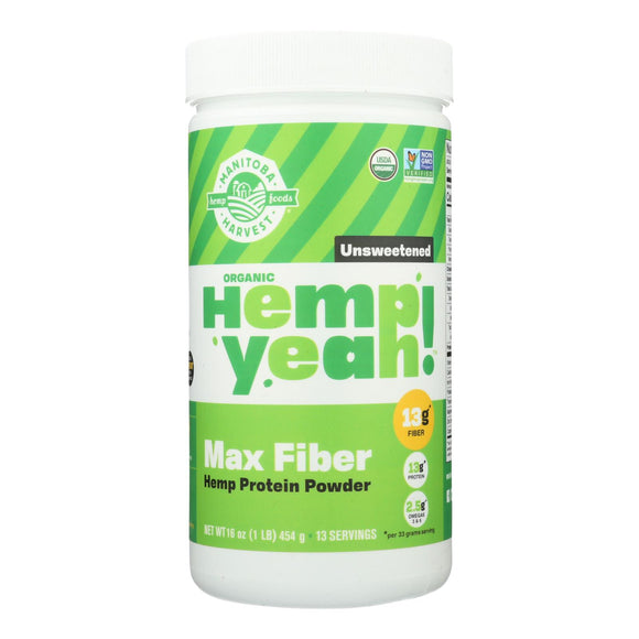 Manitoba Harvest Organic Hemp Pro Fiber - 16 Oz - Vita-Shoppe.com