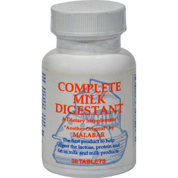 Malabar Complete Milk Digestant - 30 Tablets - Vita-Shoppe.com