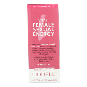Liddell Homeopathic Female Sexual Energy Spray - 1 Fl Oz - Vita-Shoppe.com