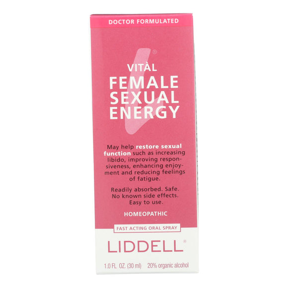 Liddell Homeopathic Female Sexual Energy Spray - 1 Fl Oz - Vita-Shoppe.com