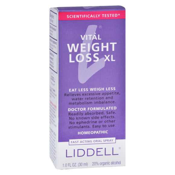 Liddell Homeopathic Weight Loss Xl - 1 Fl Oz - Vita-Shoppe.com