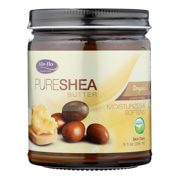 Life-flo Pure Shea Butter Organic - 9 Fl Oz - Vita-Shoppe.com