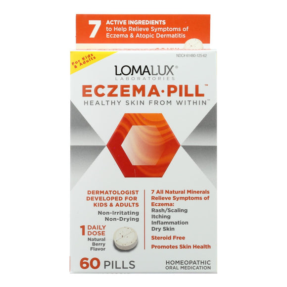 Loma Lux Laboratories Acne Eczema - Chewable - Quick Dissolving - 60 Count - Vita-Shoppe.com