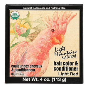 Light Mountain Hair Color - Light Red - Case Of 1 - 4 Oz. - Vita-Shoppe.com