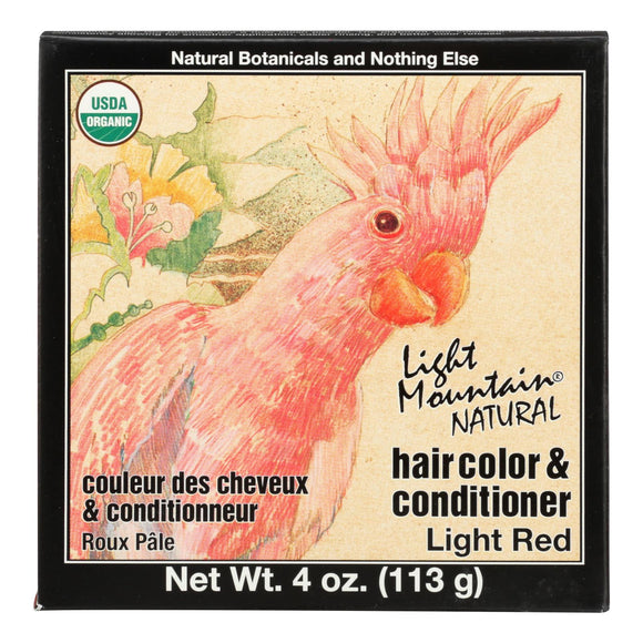 Light Mountain Hair Color - Light Red - Case Of 1 - 4 Oz. - Vita-Shoppe.com