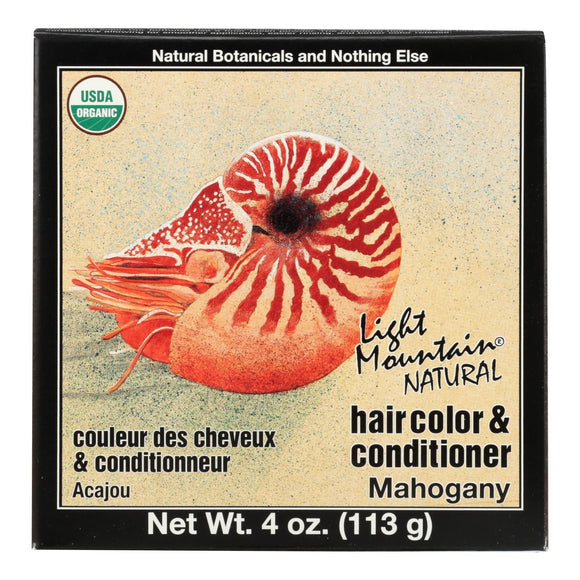 Light Mountain Hair Color - Mahogany - Case Of 1 - 4 Oz. - Vita-Shoppe.com