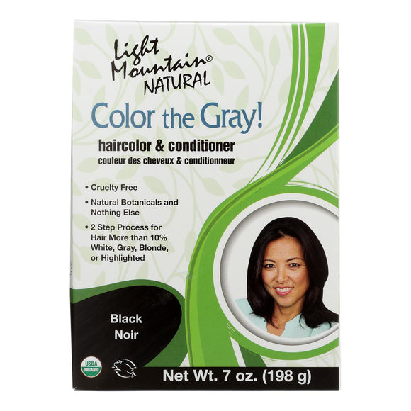 Light Mountain - Clr Gry Conditioner Black - 7 Oz - Vita-Shoppe.com