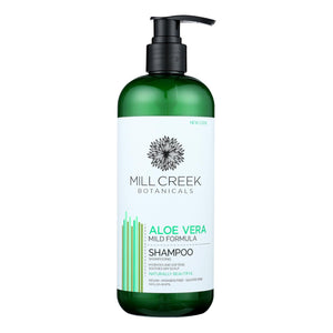 Mill Creek Botanicals Aloe Vera Shampoo Hydrates And  - 1 Each - 14 Fz - Vita-Shoppe.com