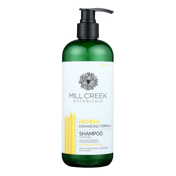 Mill Creek Botanicals Henna Shampoo  - 1 Each - 14 Fz - Vita-Shoppe.com