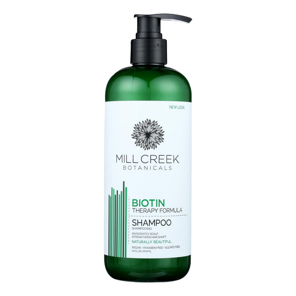 Mill Creek Botanicals Biotin Shampoo  - 1 Each - 14 Fz - Vita-Shoppe.com
