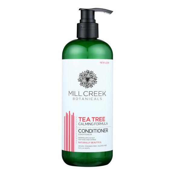 Millcreek Botanicals Tea Tree Conditioner  - 1 Each - 14 Fz - Vita-Shoppe.com