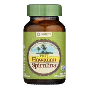 Nutrex Hawaii Pure Hawaiian Spirulina Pacifica - 500 Mg - 200 Tablets - Vita-Shoppe.com