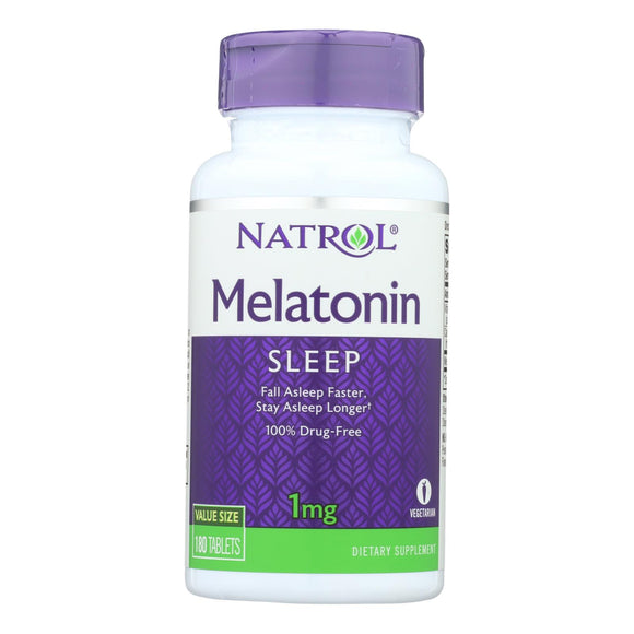 Natrol Melatonin - 1 Mg - 180 Tablets - Vita-Shoppe.com