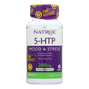 Natrol 5-htp Tr Time Release - 200 Mg - 30 Tablets - Vita-Shoppe.com