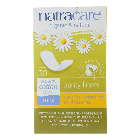 Natracare Natural Mini Panty Liners - 30 Pack - Vita-Shoppe.com