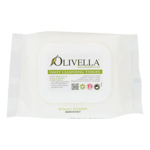 Olivella Daily Facial Cleansing Tissues - 30 Tissues - Vita-Shoppe.com