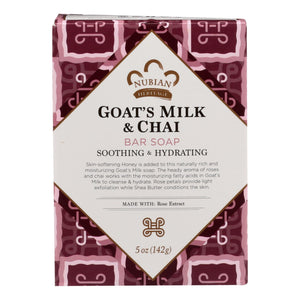 Nubian Heritage Bar Soap Goat's Milk And Chai - 5 Oz - Vita-Shoppe.com