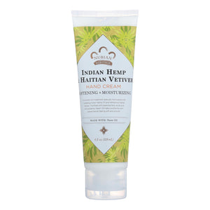 Nubian Heritage Hand Cream Indian Hemp And Haitian Vetiver - 4 Oz - Vita-Shoppe.com