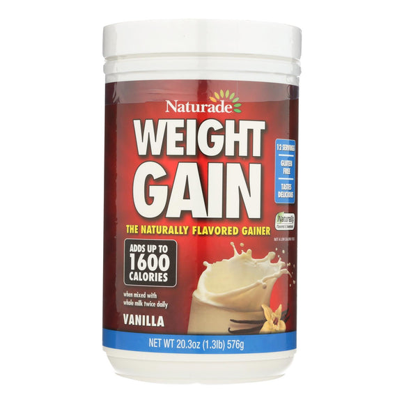 Naturade Weight Gain Vanilla - 20.3 Oz - Vita-Shoppe.com