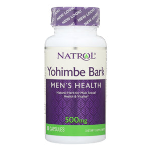 Natrol Yohimbe Bark - 500 Mg - 90 Caps - Vita-Shoppe.com