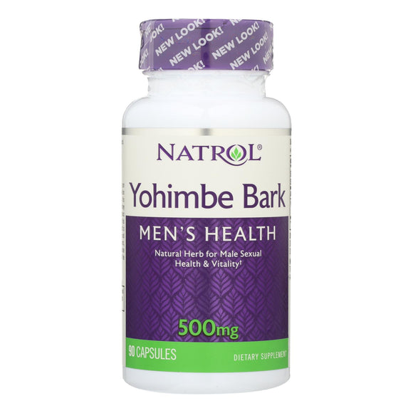 Natrol Yohimbe Bark - 500 Mg - 90 Caps - Vita-Shoppe.com