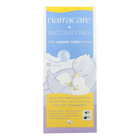 Natracare New Mother Natural Maternity Pads - 10 Pads - Vita-Shoppe.com